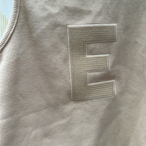 Waffle Essentials Cream Tank Top - Picture 5 of 13